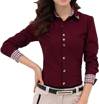 burgundy dress up shirt