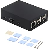 eleUniverse Aluminum Metal Passive Cooling Case for Raspberry Pi 3B/3B+ | Compatible with Libre Computer Board AMl-S905X-CC/ALL-H3-CC/ROC-RK3328-CC