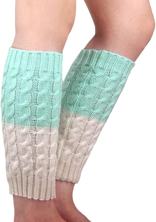 ☀☀ Calentadores de piernas, para mujer de pierna corta