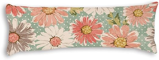 Amazon Com Veronicaca Vintage Flowers Custom Cotton Body Pillow