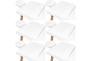 6 Sets Premium Massage Sheets, 18-Piece Microfiber Massage Sheets Sets Includes Massage Table Cover Fitted Sheet and Fitted F