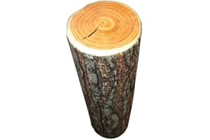 Generic Decorative Round Throw Pillow,Comfortable Funny Cute Wood Log Pillow Cylinder Floor Cushion for Home, Couch, Sofa, Be