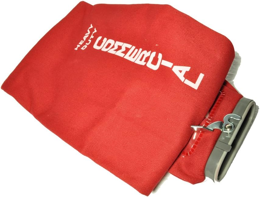Sanitaire Upright Vacuum Cleaner Cloth Outer Bag with full length zipper, color red, will also fit Eureka Model 1400 Series, uses Style F & G paper bags, not included - Household Vacuum Bags Upright
