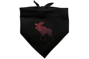 GRAPHICS & MORE Moose Red Forest Dog Pet Bandana