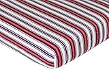 Nautical Nights Fitted Crib Sheet Baby/Toddler Bedding Sets by Sweet Jojo Designs -Stripe Print