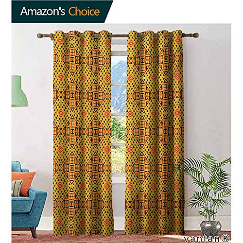 Big Datastore Kids Blackout Curtains Grommet Kente Patterndiagonal