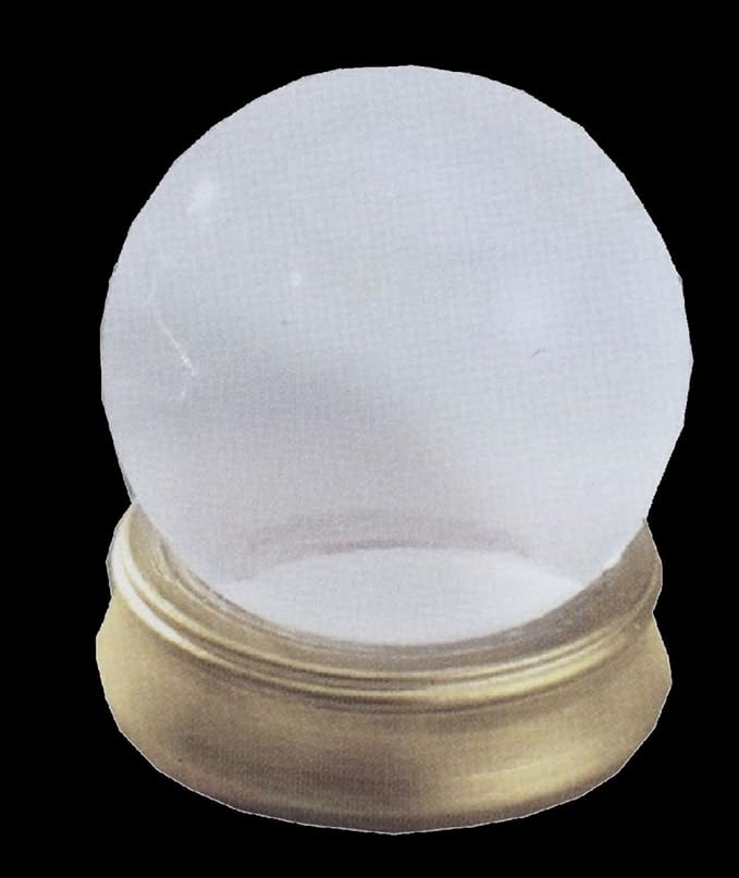 Crystalbella Horror Cos Fake CRYSTAL BALL wSTAND Gypsy Witch Fortune Teller Carnival Haunted