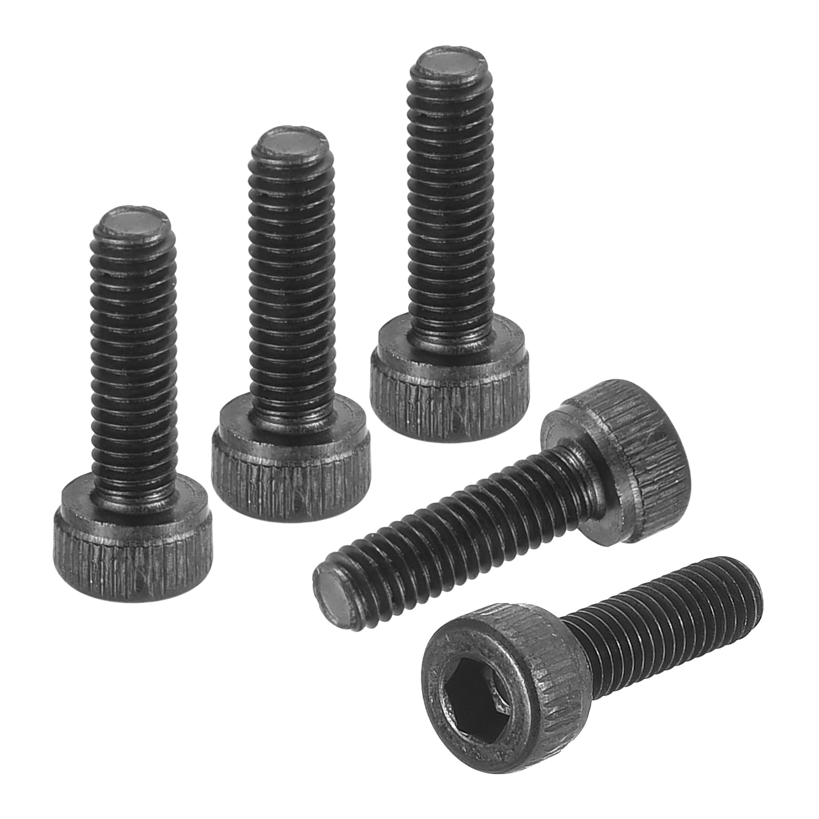 DTGN M3-0.5x8 Socket Head Cap Screws Bolts - 100Pack - Good for Road Bicycle, Mountain Bike, Auto, Motorcycle - Carbon Steel Hex Head Metric Screws, Black