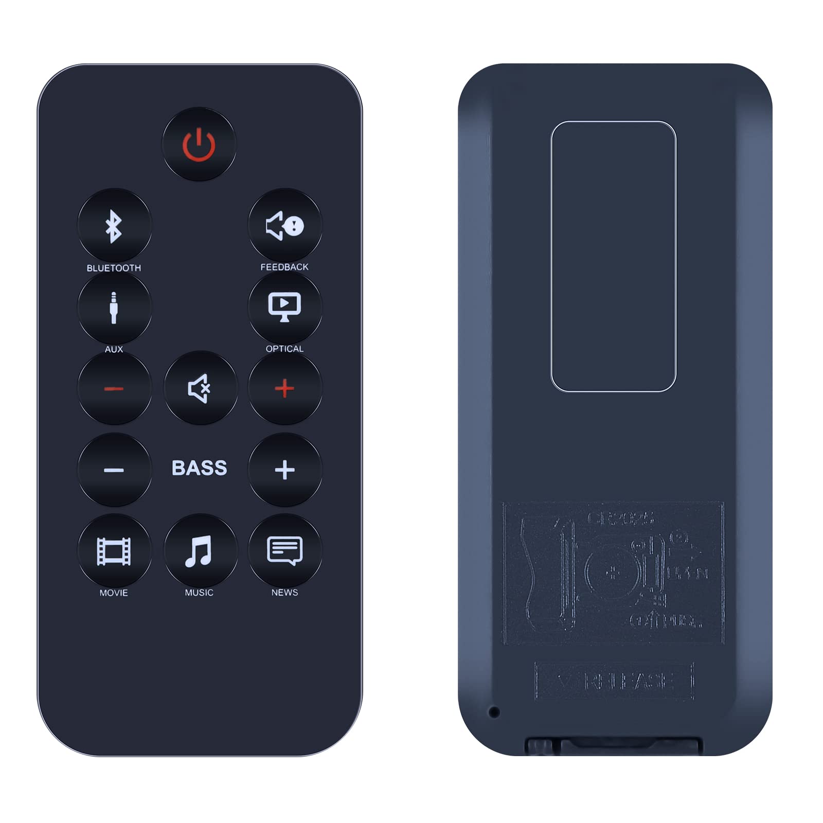 SB150 Remote Control Replacement for JBL Cinema SoundBar compatible with JBL SB150 Audio System Player Controller (No programming or setup required)