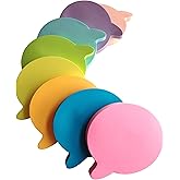 Bubble Sticky Notes Cute 3x3 Inches (8 Pads/Total 656 Sheets), Bubble Shaped Sticky Notes with 8 Bright Colors, Easy to Post, Strong Adhesive, Clean Removal for Home, Office