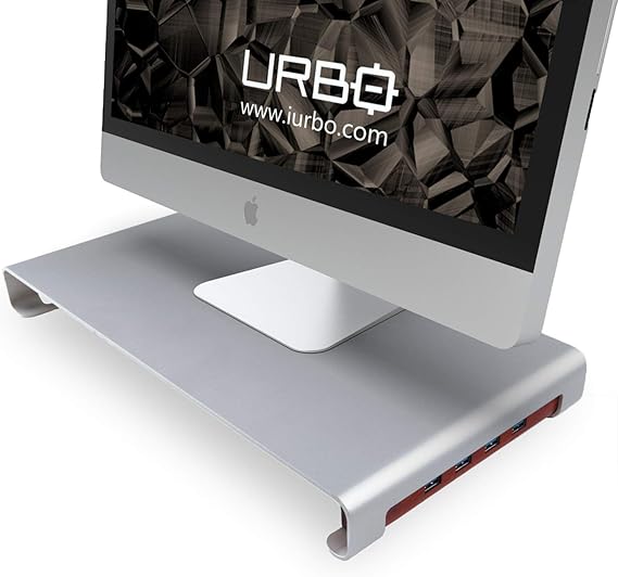 Urbo Monitor Stands with Hub (USB 3.0 Hub 4 USB A Ports