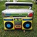 Inflatable Boom Box 80s 90s party decorations + 2 Inflatable Microphones 80s themed Party Props Inflatable Decorations
