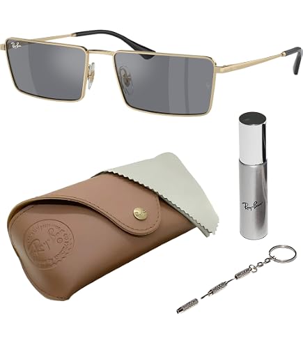 Amazon.com: Ray-Ban RB3741 Emy Sunglasses, Gunmetal/Pink, 56 mm