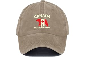 Canada is Already Great Hat Canada Strong Baseball Cap Unisex(Khika) - o299 Black