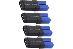 AFDHGS 4pcs EC5 to Traxxas ESC/Charger Adapters for Zee Batteries