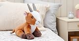 Zappi Co Goat Plush Toy 18cm Eco-Friendly Recycled Plush Toy Baby view 2