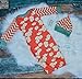 Newborn Girls Cloud Print Sleeping Gown Long Sleeve Striped Sleeper Bag with Hat size 0-6 Months/S (Red)