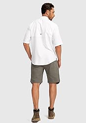 Men's Fishing Shirts with Zipper Pockets UPF