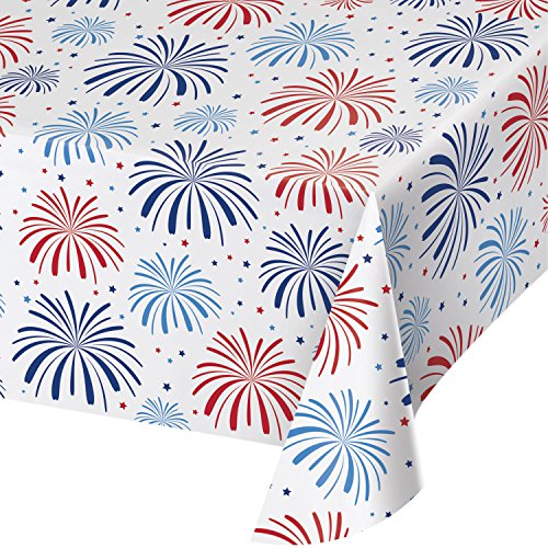 Creative Converting 327220 Plastic Tablecloth, One Size, Multicolor