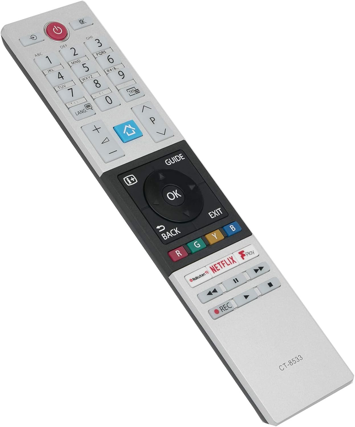 VINABTY CT-8533 Replacement Remote Fit for Toshiba TV 43U5863DB 49U5863DB 50U5863DB 55U5863DB 65U5863DB 32L3863DB 39L3863DB 40L3863DB 43L3863DB 49L3863DB 24W3863DB 28W3863DB 28D3864DB 32D3864DB - Image 4