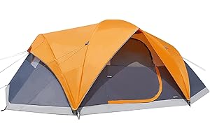 Amazon Basics Camping Tent, 3-Season Dome Design with Rainfly