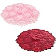 Charles Viancin - Set of 2 Geranium 4 Inch Silicone Drink Covers - Airtight Seal