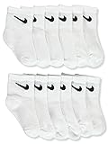 Nike Kids Logo Pack Socks (Infant/Toddler) White
