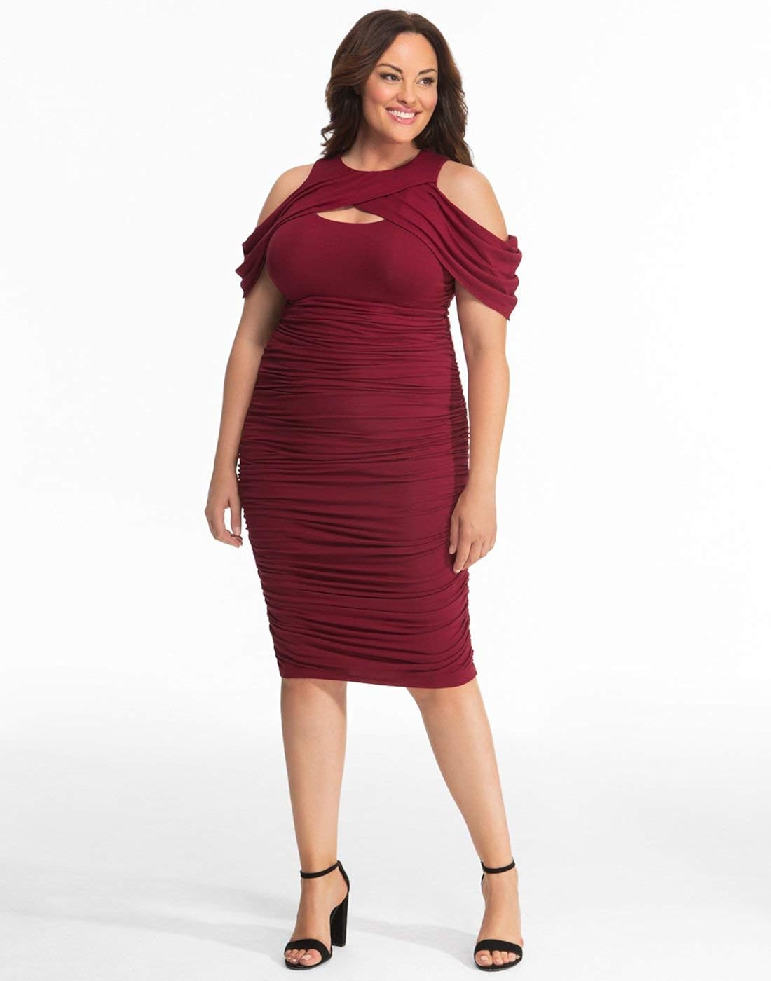 bianca ruched dress