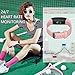 MorePro Fitness Activity Tracker Heart Rate Blood Pressure Monitor, IP68 Wateproof Smart Watch with Blood Oxygen HRV Health Sleep Tracking, Smartwatch Calorie Counter Pedometer for Women Men (Pink)