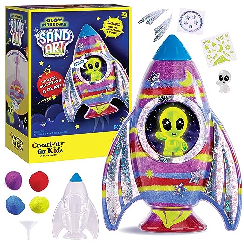Creativity for Kids Sand Art Kit: Rocket Ship - DIY Kids Space Toys,Gifts for Girls and Boys (Ages 6+)