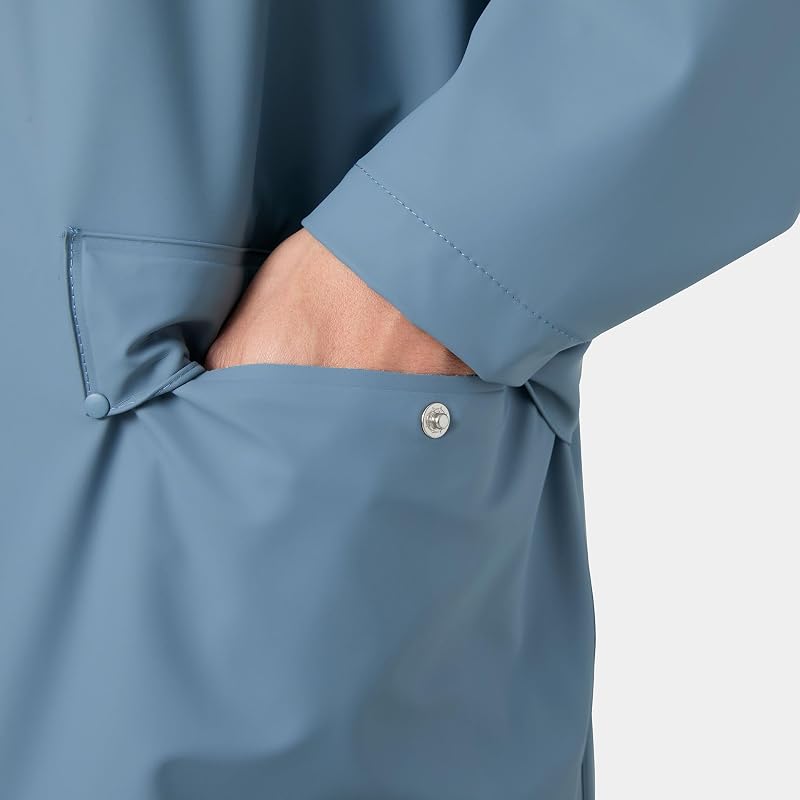 Men's Moss Rain Coat, Navy, S