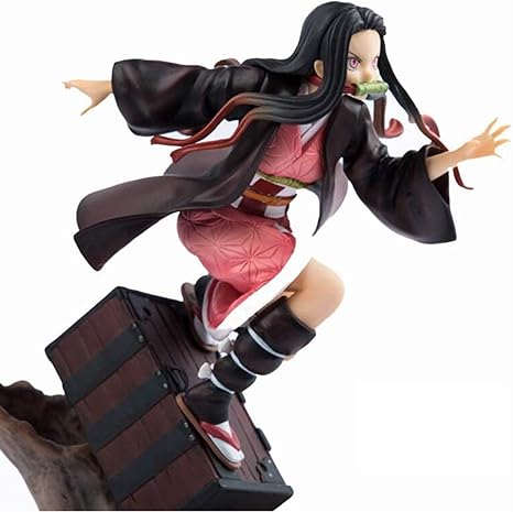 Amazon Co Jp アニメフィギュア鬼滅の刃かまどねずこpvcスタチューリアルなモデルデコレーションベストギフトクラシック手作りおもちゃ ホーム キッチン