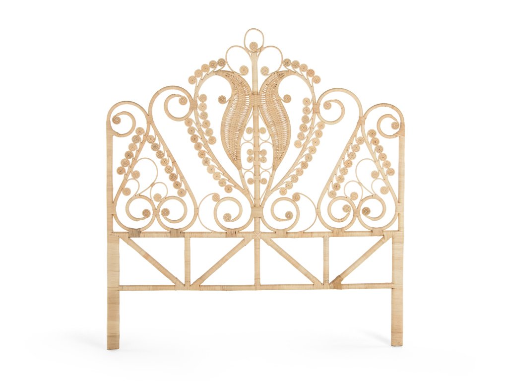 Best Kouboo Rattan Petal Headboard