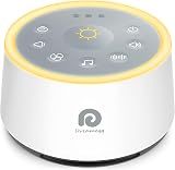 Dreamegg D1 White Noise Machine with Night Light 24 Sounds Baby Baby Sleep
