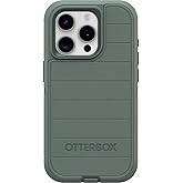 OtterBox iPhone 15 Pro (Only) - Defender Series Case - Forest Ranger (Green) - Case Only - Screenless - Rugged & Durable - with Port Protection - Microbial Defense Protection