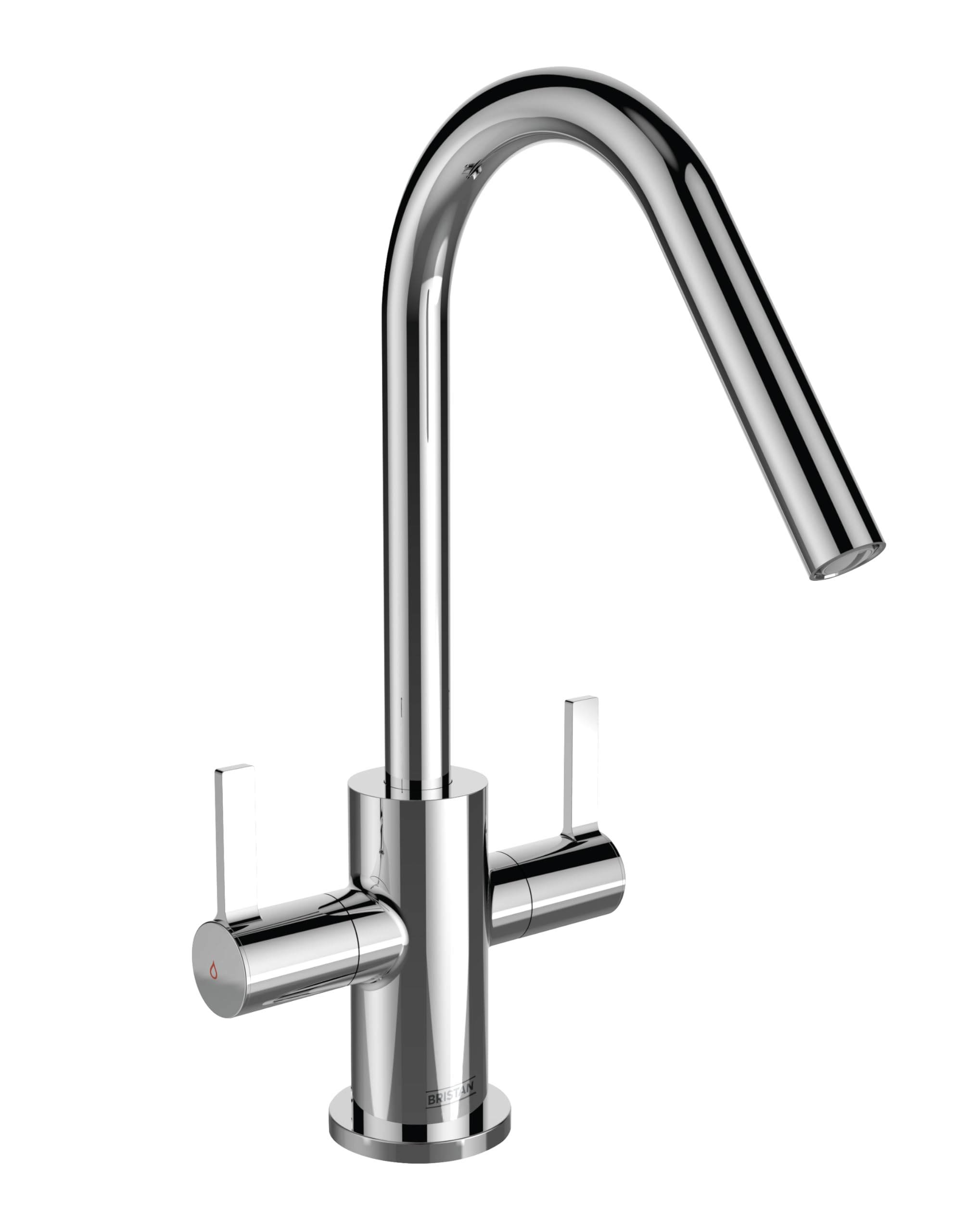 Bristan CSH EFSNK C Cashew Easyfit Kitchen Sink Mixer Tap with Swivel Spout, Chrome