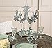 SILVER GLITTER CHANDELIER - Party Decor - 1 Piece