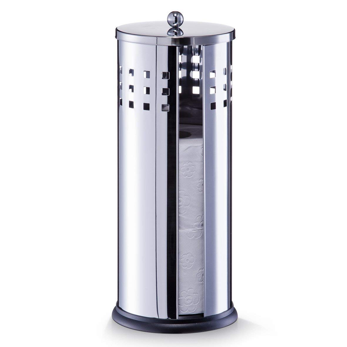 Zeller 18405 Toilet Roll Holder Diameter 14.5 x 35 cm Stainless Steel