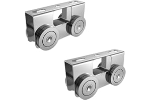 SD FACTORY Trolley Assembly 4 Wheel Light Duty for Use with All 1-5/8" or Taller Strut Channel,Electro-Galvanized Zinc (2)