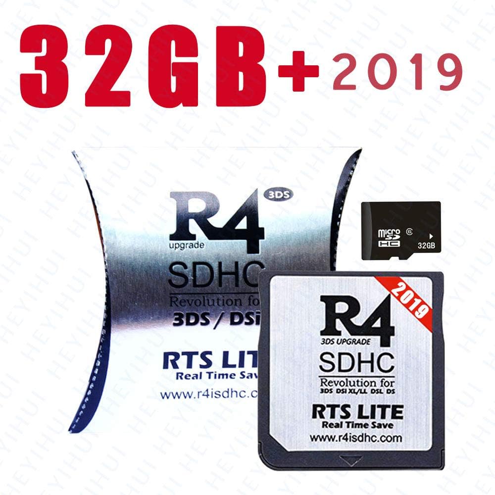 2019 RTS Lite SDHC + 32GB SD Card for DS - DS Lite - DSi - DSi XL - 3DS - 2DS - Already Download ES-IT-FR-DE-UK Kernel