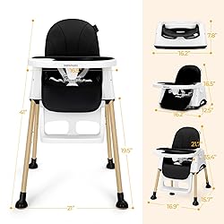 babimoni 3 in 1 High Chairs, Convertible High Chair