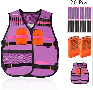 pink nerf vest