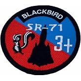 Skunk Works&reg; SR-71 Blackbird&reg; &ldquo;3+&rdquo; Patch &ndash; 4 Inch, Hook/Loop, Licensed | Officially Licensed