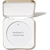 jane iredale Refillable Compact | Aluminum Shell & Magnetic Closure | Interior Mirror for On-The-Go Use | Compatible with all Powder Refills | White