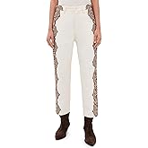 THE GREAT. Women's The Lace Print Wayne Jeans