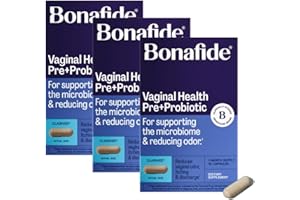 Clairvee by Bonafide. Vaginal Probiotic for Relief from Odor, Itching, & Discharge. — 3-Month Supply (45 Capsules)