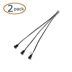 Cable Matters 2-Pack 3 Way 4 Pin PWM Fan Splitter