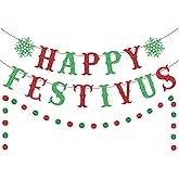 Happy Festivus Banner For Funny Christmas Holiday Seinfeld Christmas Decorations