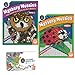 MindWare Color by Number Mystery Mosaics Color by Number Set: Includes Books 3 and 4 with Pencils - for Kids and Adults 7 and Up