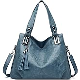 PORRASSO Women Handbags Fashion Hobo Shoulder Bag Ladies Crossbody Bag Large Tote Purse